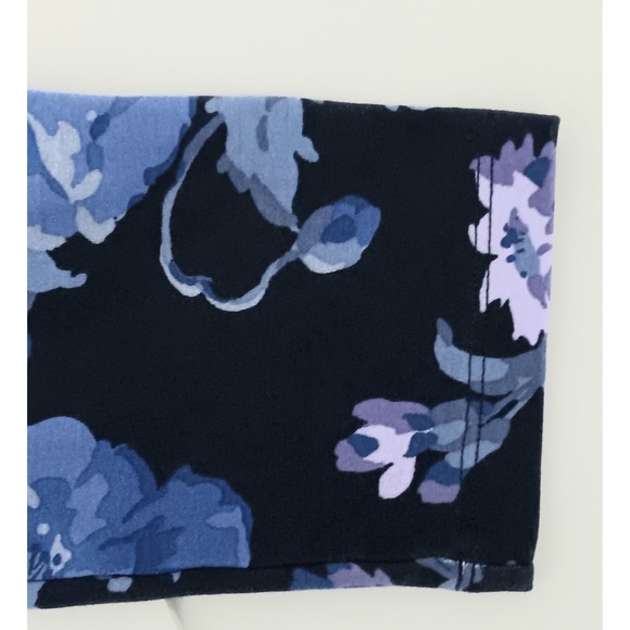 Isaac Mizrahi Live! Dress Women's Size S Blue Floral Pima V-Neck Swing Pre-owned - Picture 5 of 10